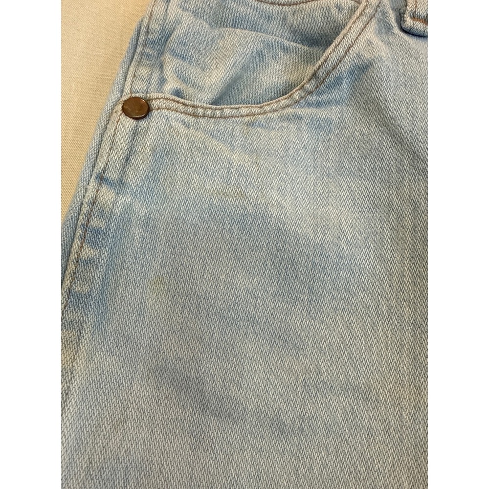 Wrangler Vintage High Waisted Denim Shorts Light Wash Cut Off Western 32 waist - Picture 3 of 8